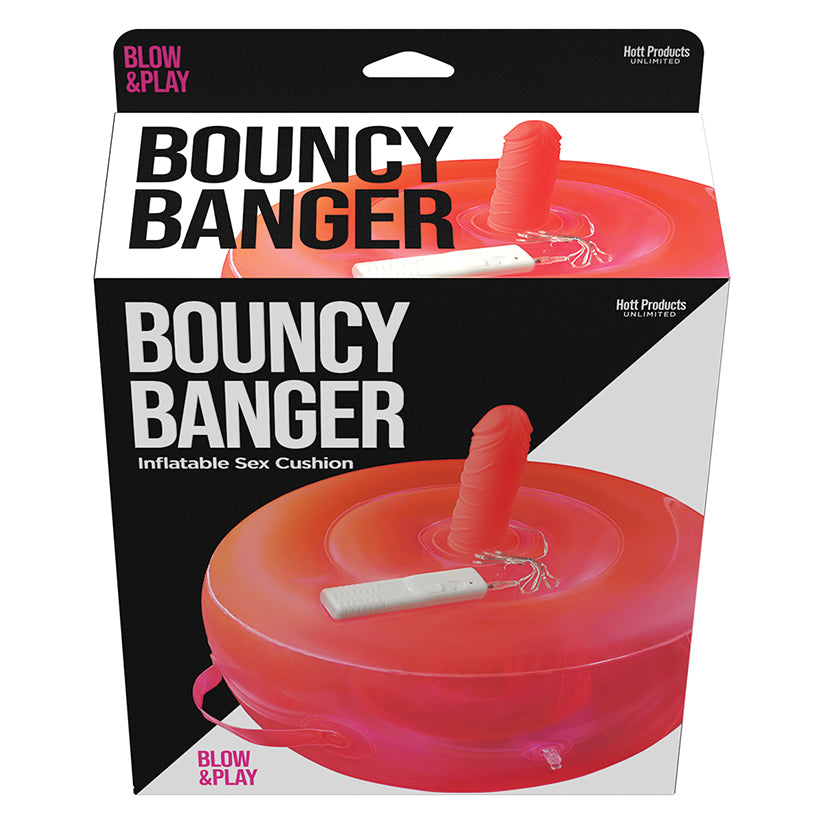 Bouncy Banger Inflatable Cushion With Wire Controller Vibe Dildo HOTT PRODUCTS