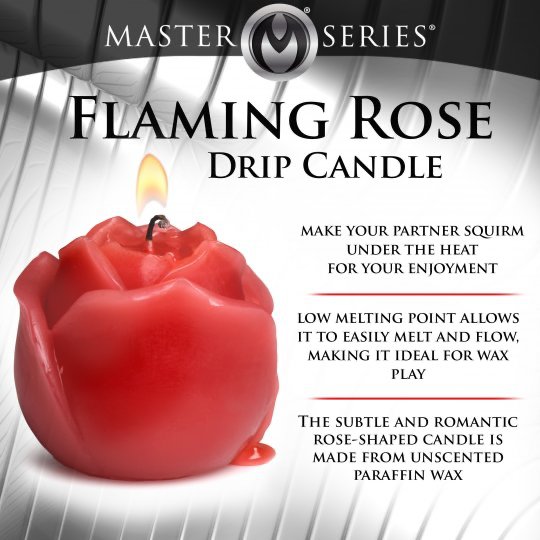 Master Series Flaming Rose Rose Drip Candle MASTER SERIES