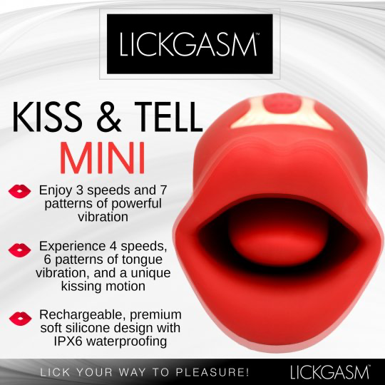 Lickgasm Kiss & Tell Mini Kissing Clitoral Stimulator XR LLC