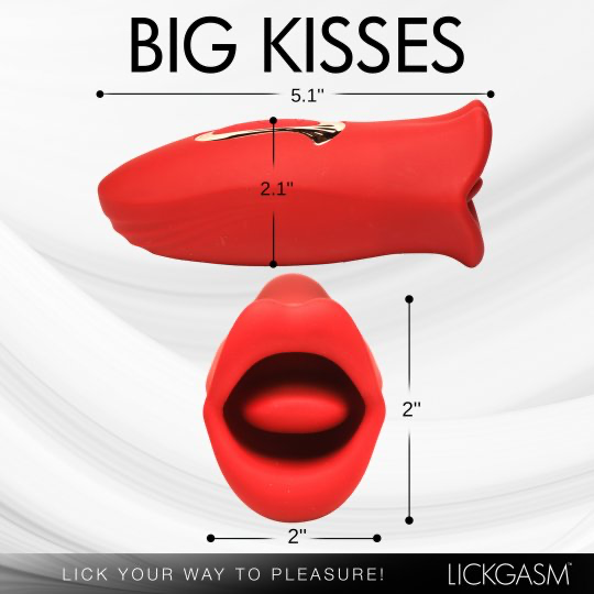 Lickgasm Kiss & Tell Mini Kissing Clitoral Stimulator XR LLC