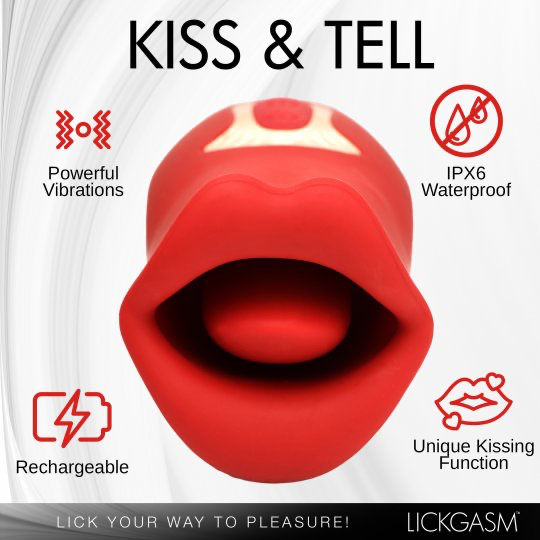 Lickgasm Kiss & Tell Mini Kissing Clitoral Stimulator XR LLC