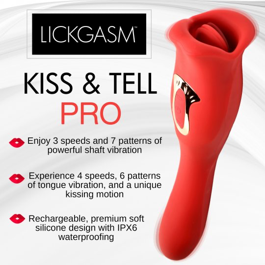 Lickgasm Kiss & Tell Pro Dual-Ended XR LLC