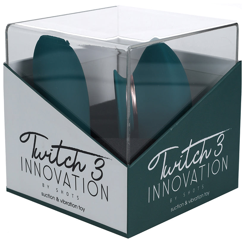Shots Innovation Twitch 3 Rechargeable Vibrator & Suction SHOTS