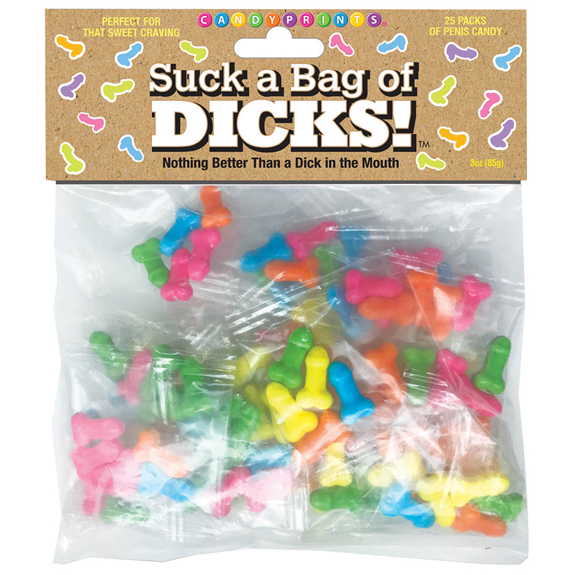 Suck a Bag of Dicks Bag of 25 CANDYPRINTS