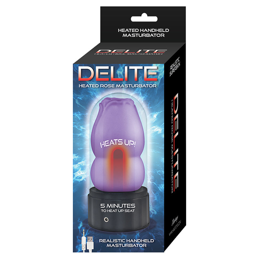 Delite Heated Rose Masturbator NASSTOYS