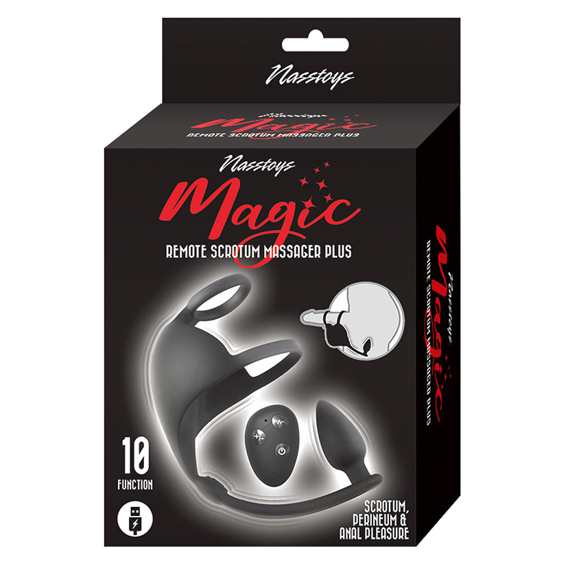 MAGIC REMOTE SCROTUM MASSAGER PLUG NASSTOY