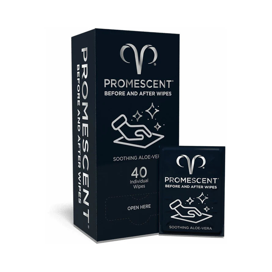 Promescent Before & After Individual Wipes 40-Pack PROMESCENT