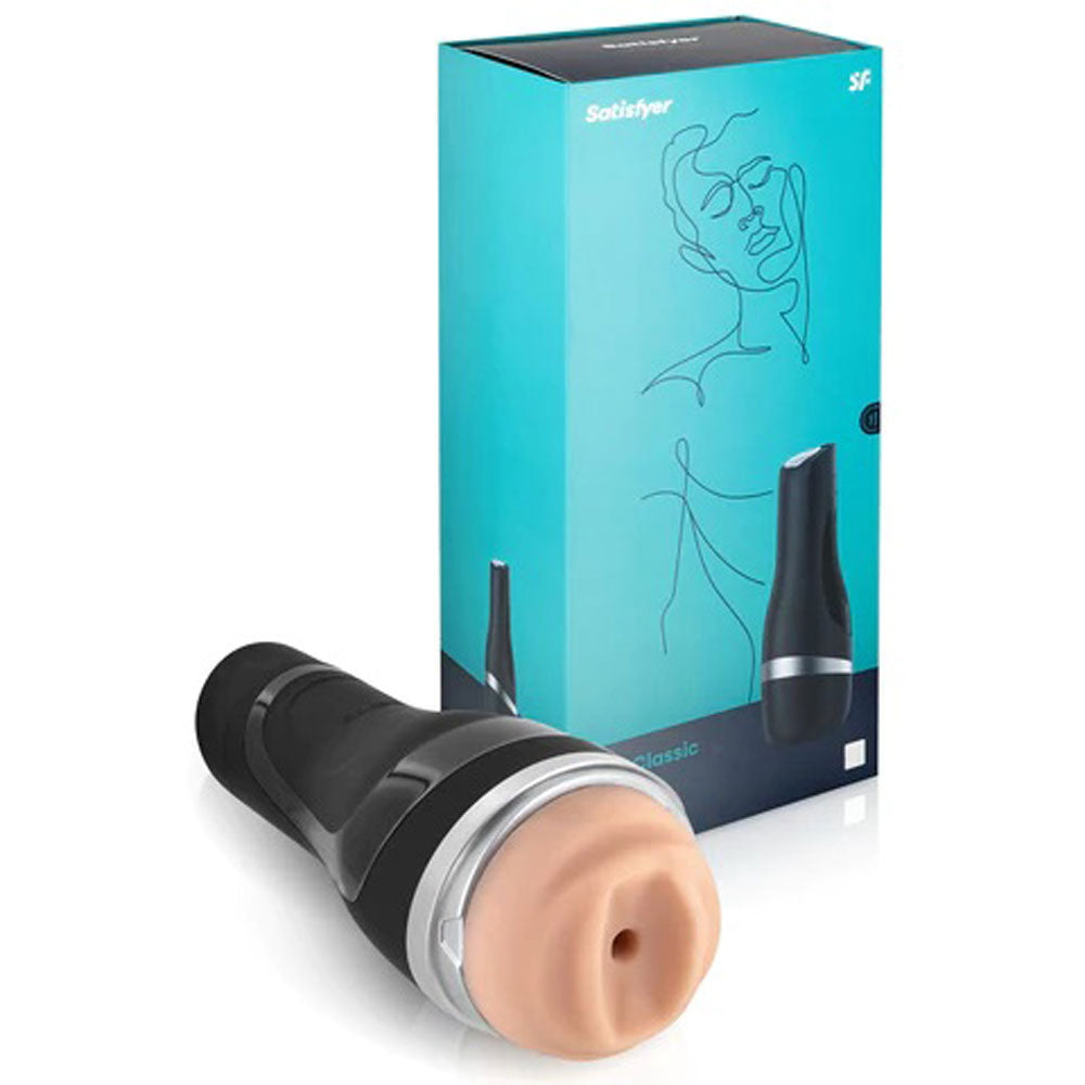 Satisfyer Men Classic Silver Masturbator - SP BOUTIQUE