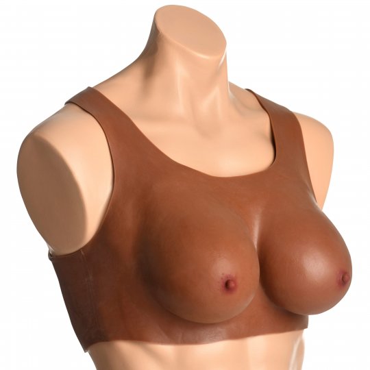 One Size Fits Most: This premium silicone pair of breasts can be worn like a shirt with the weight held by the shoulders.