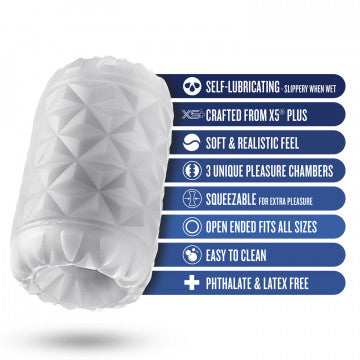 Rize - Grasp - Self-Lubricating Stroker BLUSH