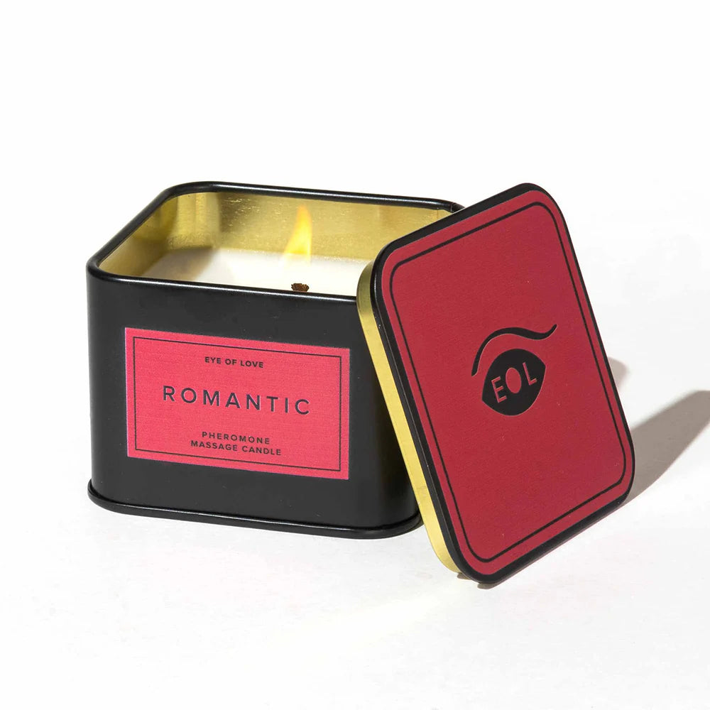 Eye of Love Romantic Attract Her Pheromone Massage Candle EYE OF LOVE