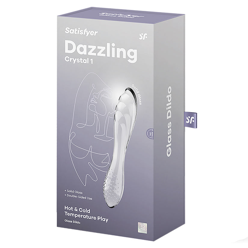 Satisfyer Dazzling Crystal Glass Dildo SATISFYER