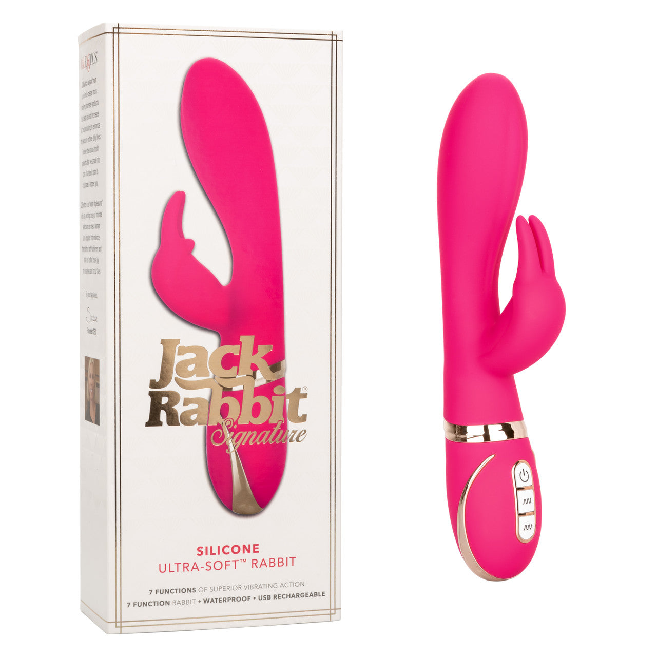 Jack Rabbit® Signature Silicone Ultra-Soft™ Rabbit CALEXOTIC