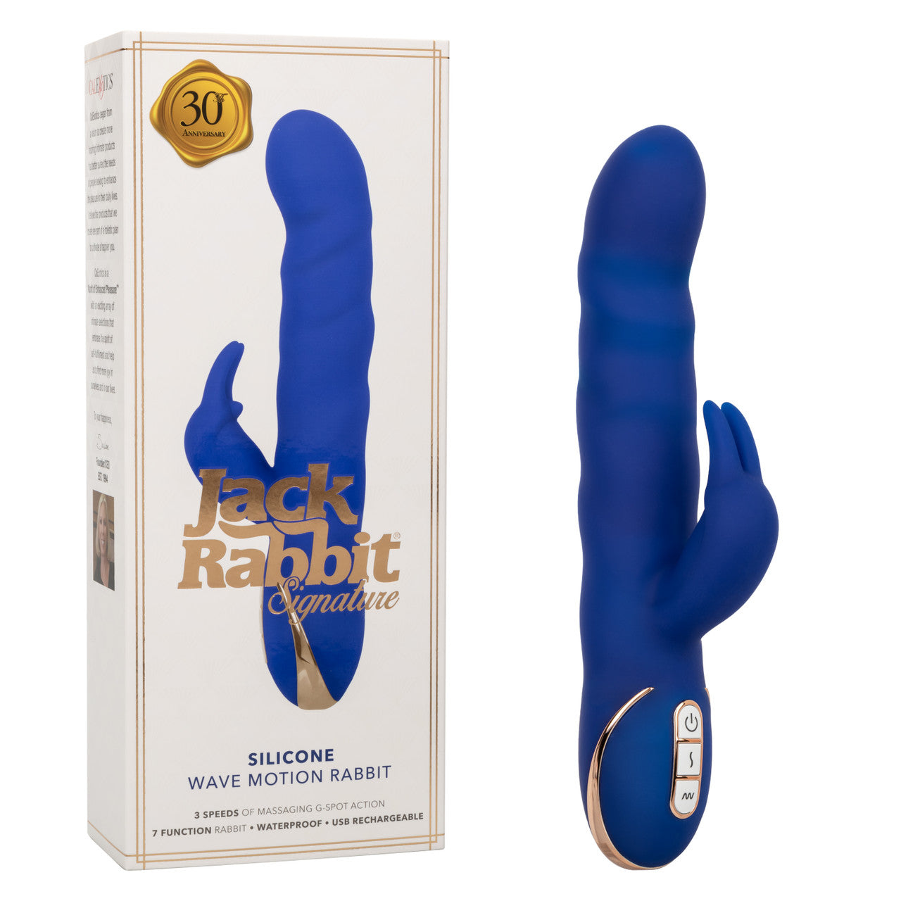 Jack Rabbit Signature Silicone Wave Motion Rabbit CALEXOTIC