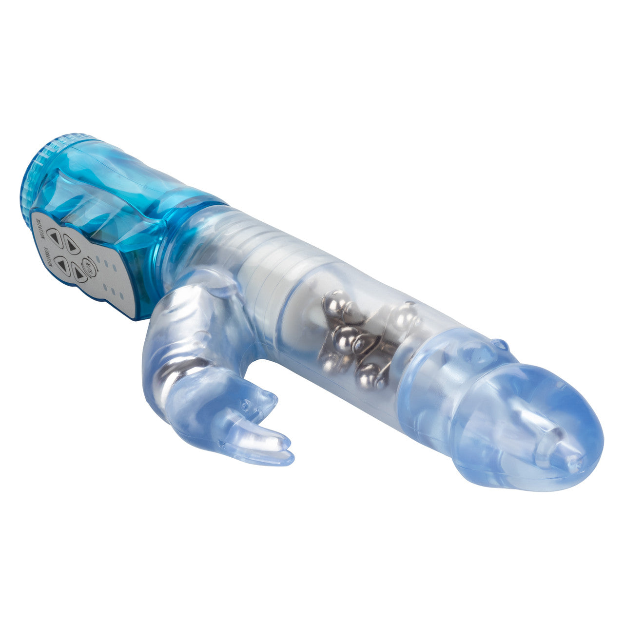 Waterproof Jack Rabbit Vibrator - 3 Vibration Speeds, Reversible Rotation & Clitoral Teaser, 4.75" - SP BOUTIQUE