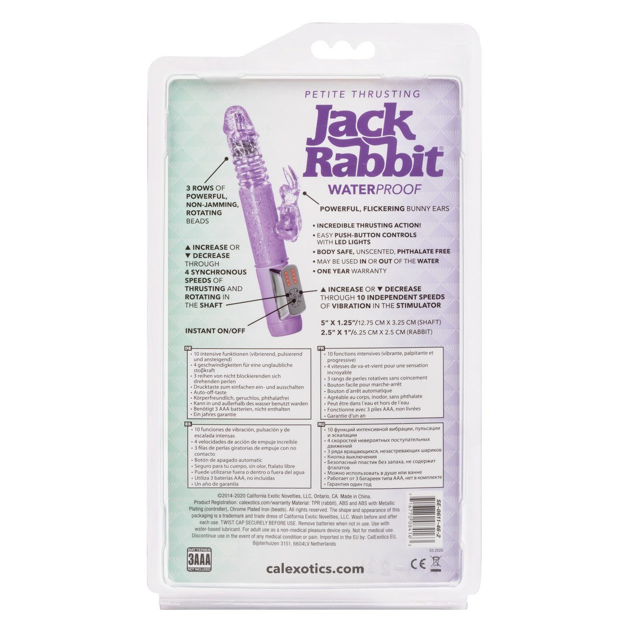 Jack Rabbit® Petite Thrusting Jack Rabbit CALEXOTIC