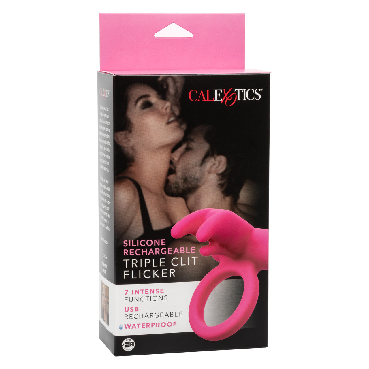 Silicone Rechargeable Triple Clit Flicker CALEXOTIC