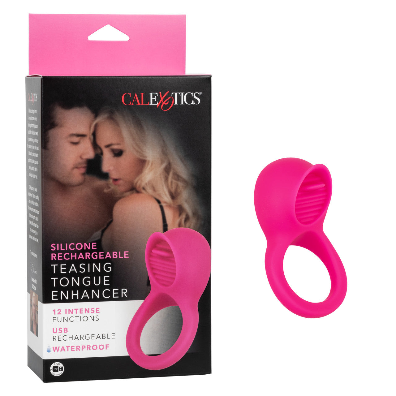 Silicone Rechargeable Teasing Tongue Enhancer CALEXOTIC