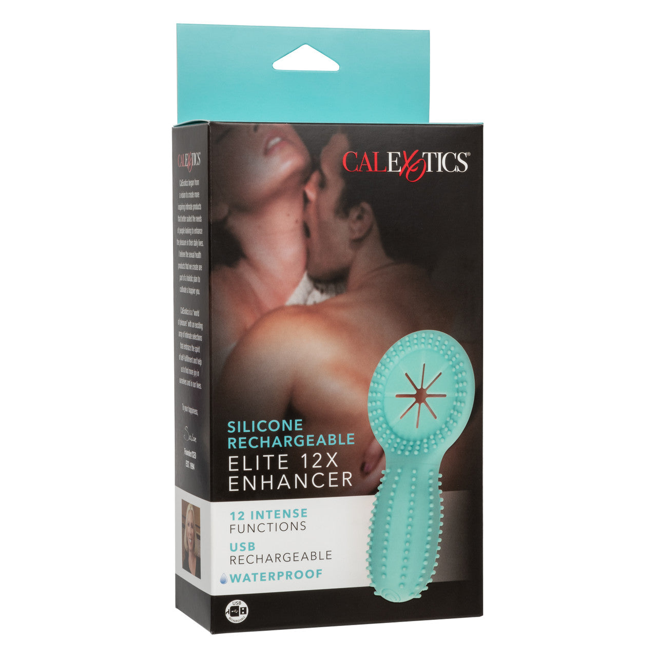 Silicone Rechargeable Elite 12X Enhancer CALEXOTIC