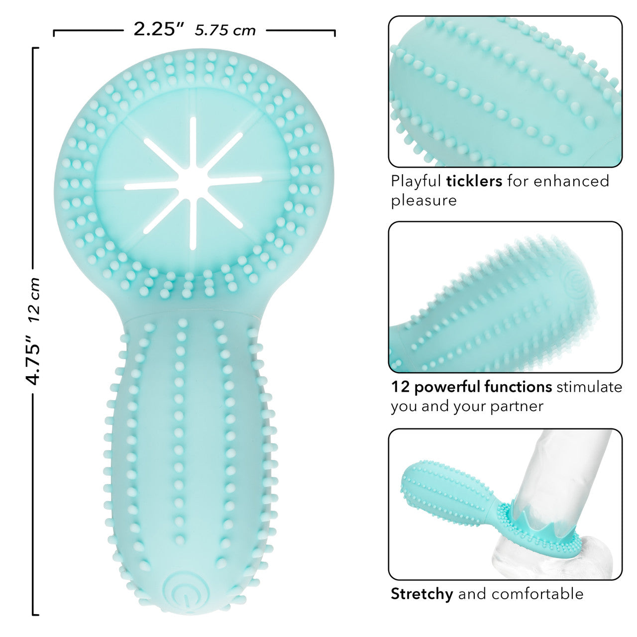 Silicone Rechargeable Elite 12X Enhancer CALEXOTIC