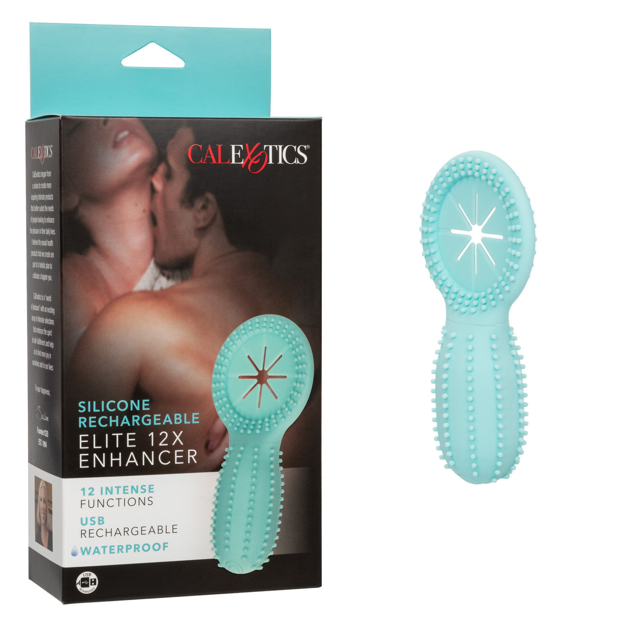 Silicone Rechargeable Elite 12X Enhancer CALEXOTIC