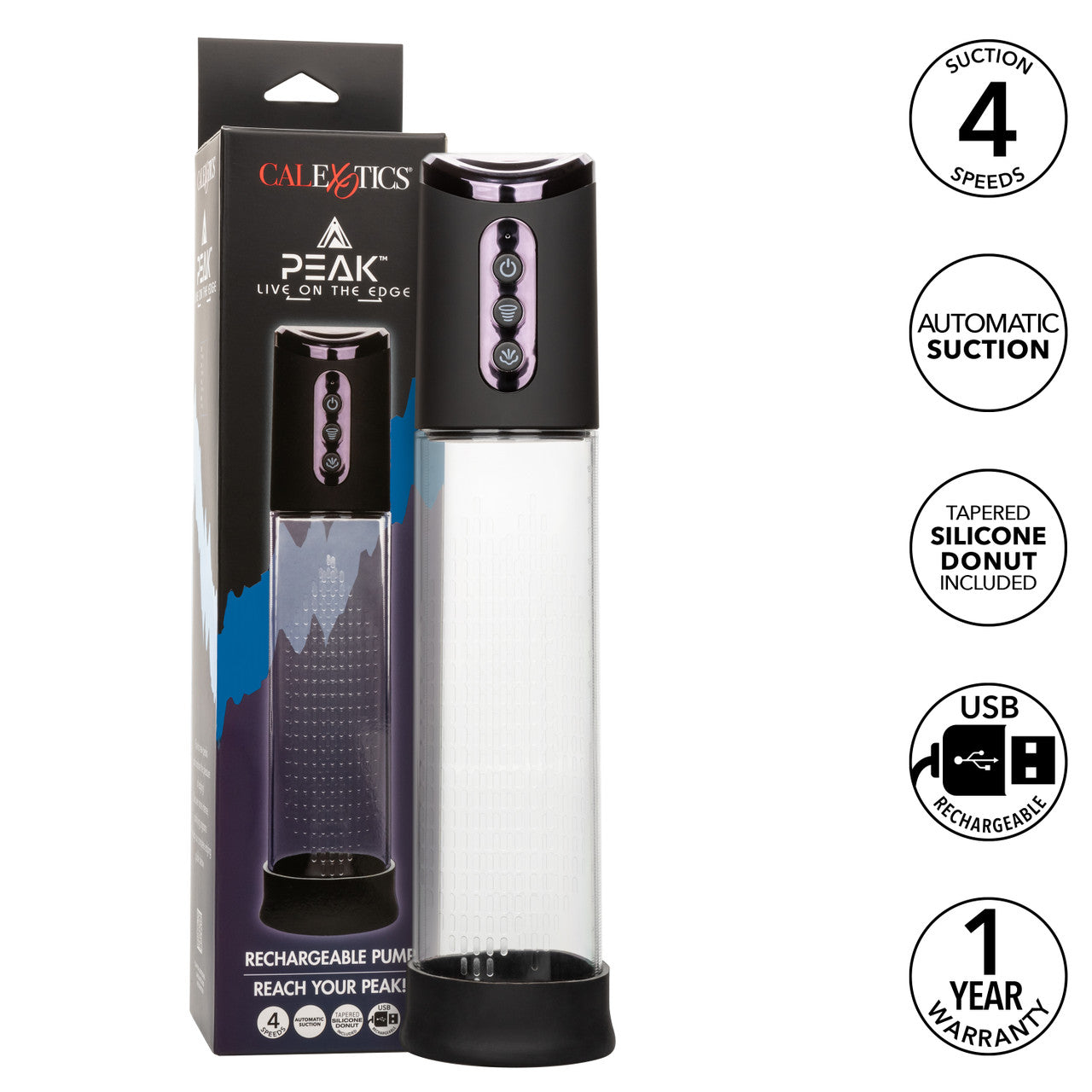 Peak Rechargeable Pump CALEXOTIC