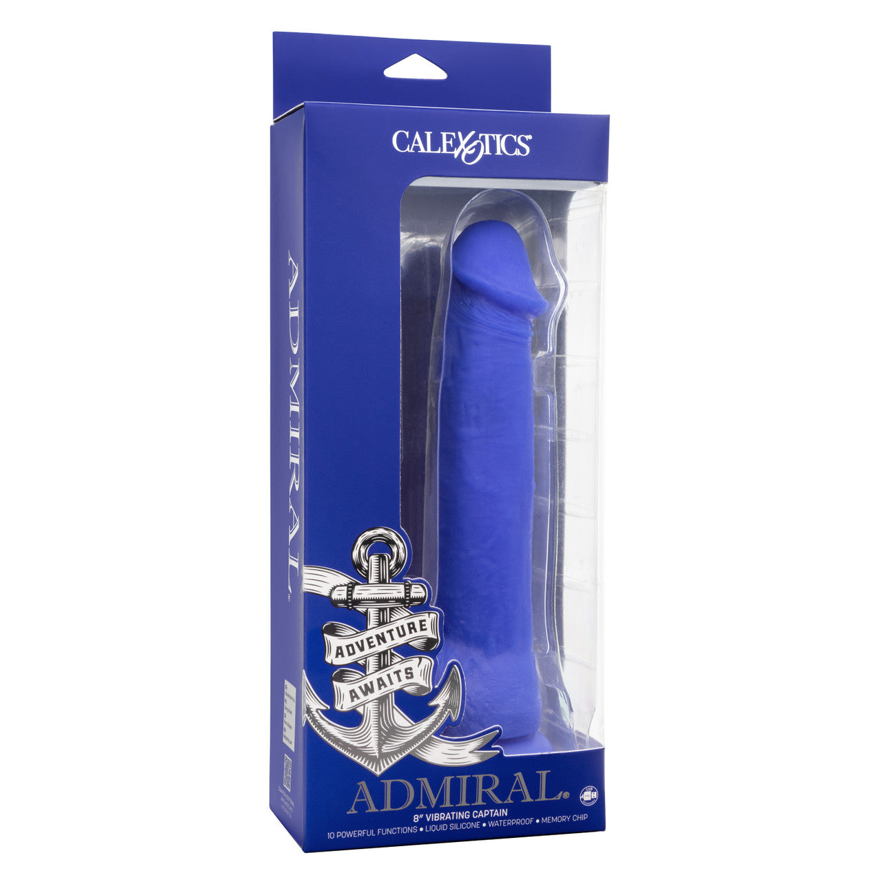 Admiral® 8” Vibrating Captain CALEXOTIC