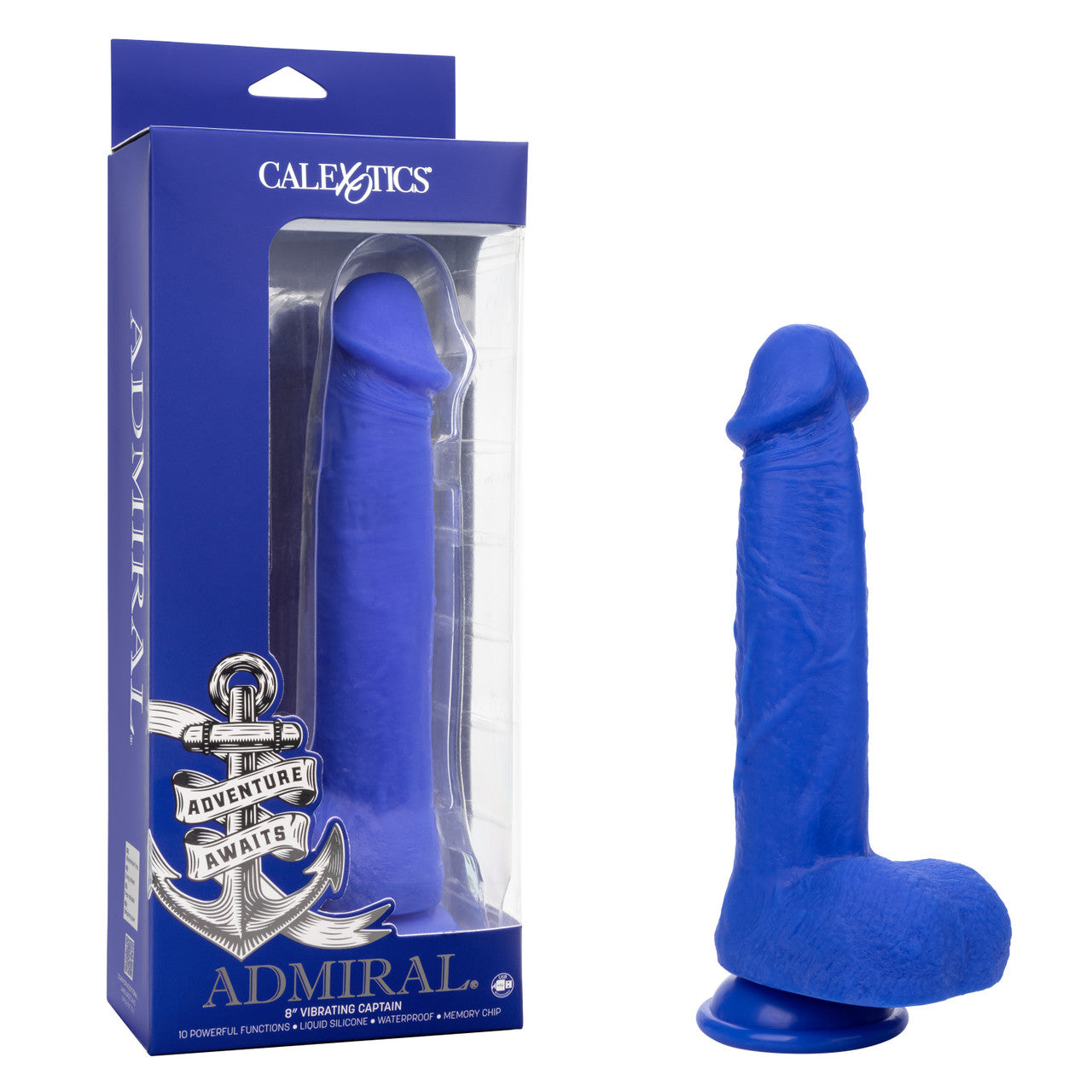 Admiral® 8” Vibrating Captain CALEXOTIC