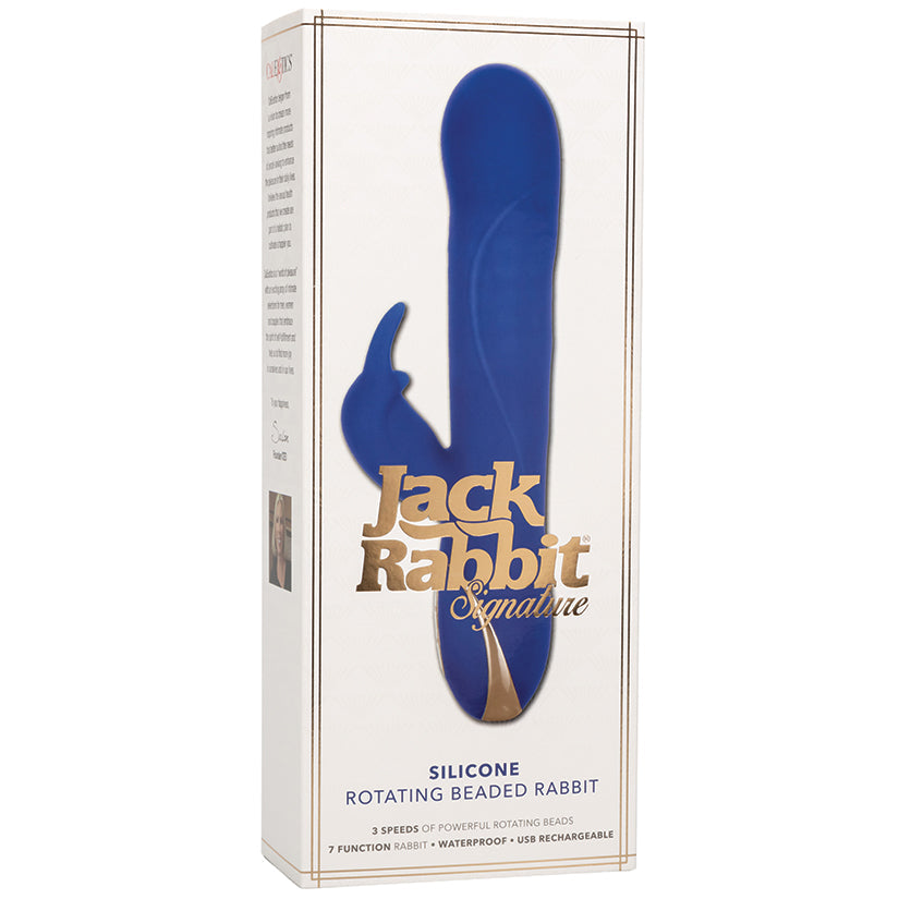 Jack Rabbit® Signature Silicone Rotating Beaded Rabbit CALEXOTIC