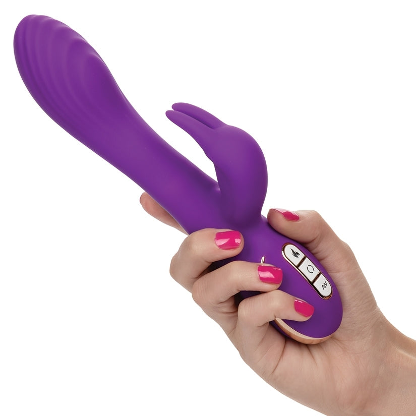 Jack Rabbit Signature Heated Silicone Rotating "G" Rabbit CALEXOTIC