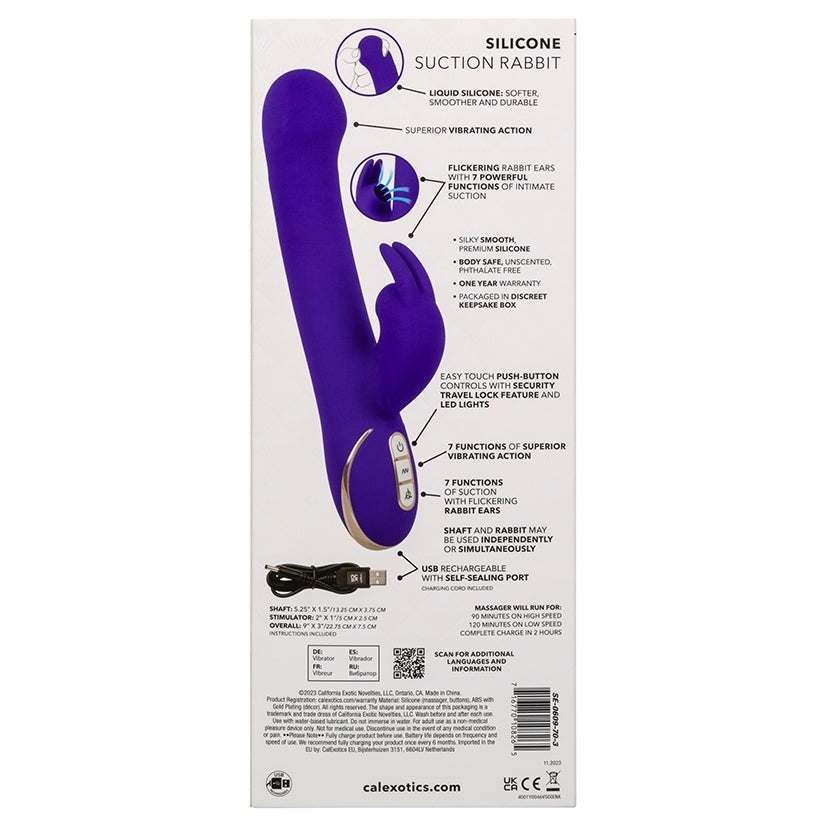Jack Rabbit Signature Silicone Suction Rabbit CALEXOTIC