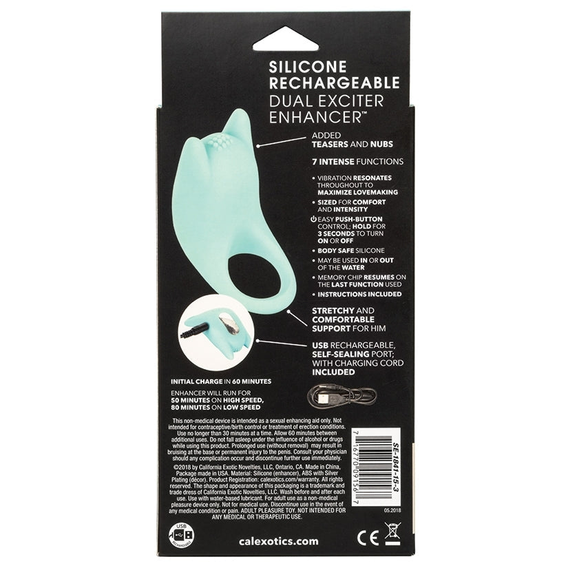 Silicone Rechargeable Dual Exciter Enhancer CALEXOTIC