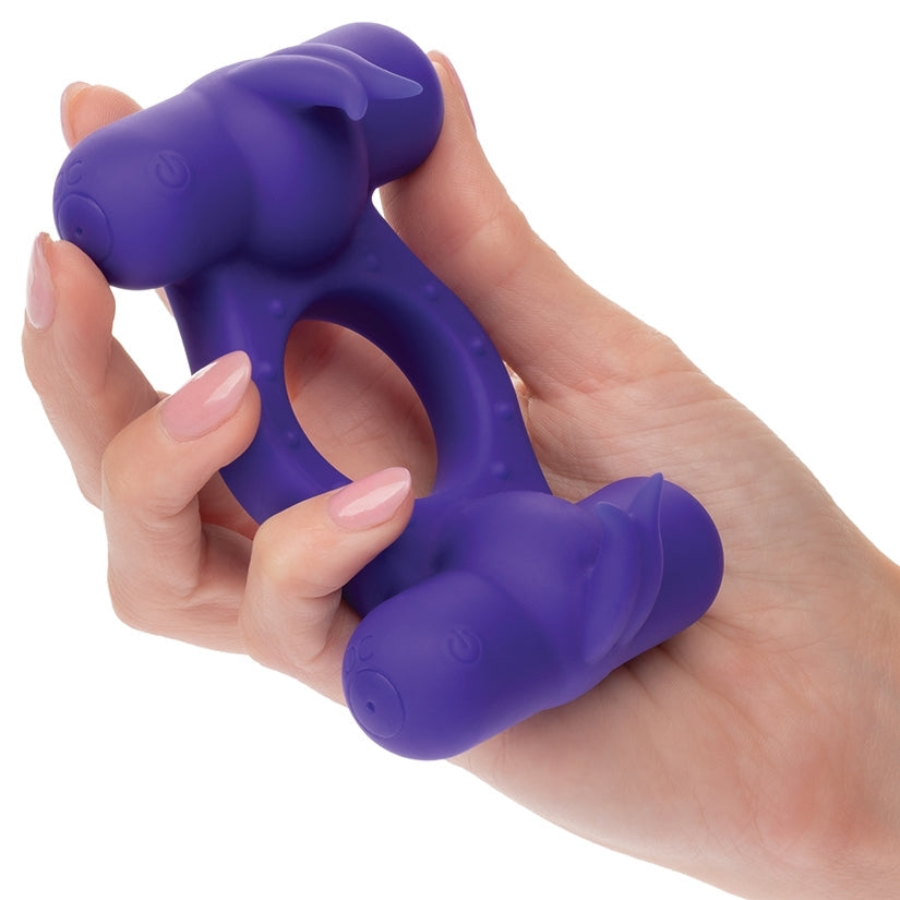 Silicone Rechargeable Triple Orgasm Enhancer CALEXOTIC