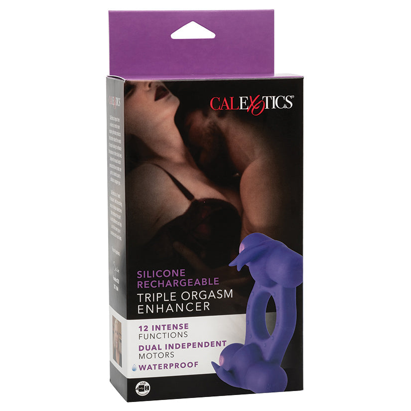 Silicone Rechargeable Triple Orgasm Enhancer CALEXOTIC