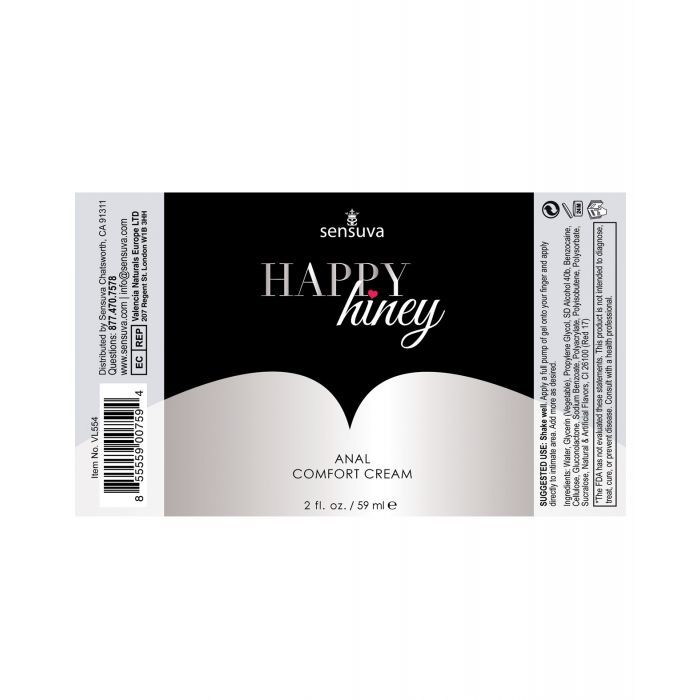 Sensuva Happy Hiney Anal Comfort Cream - SP BOUTIQUE