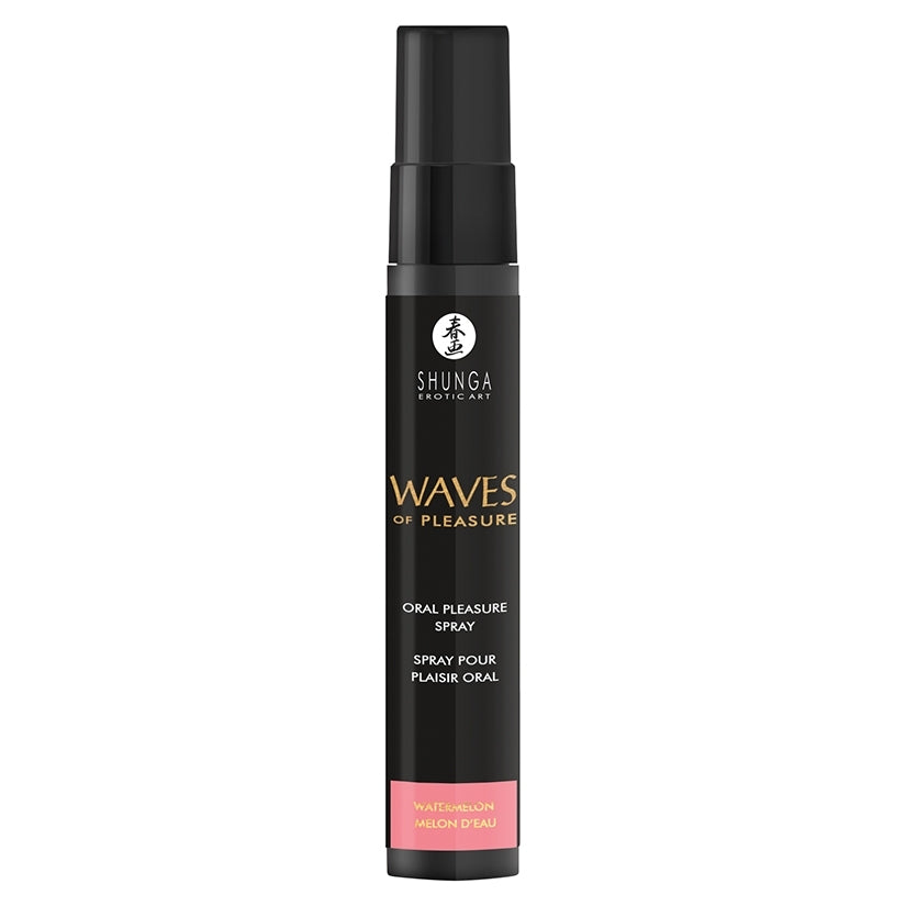Shunga Waves of Pleasure Oral Pleasure Spray-Watermelon for enhancing intimacy and pleasure.