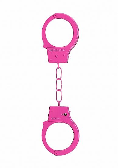 Ouch Beginners Handcuffs Metal SHOTS TOYS