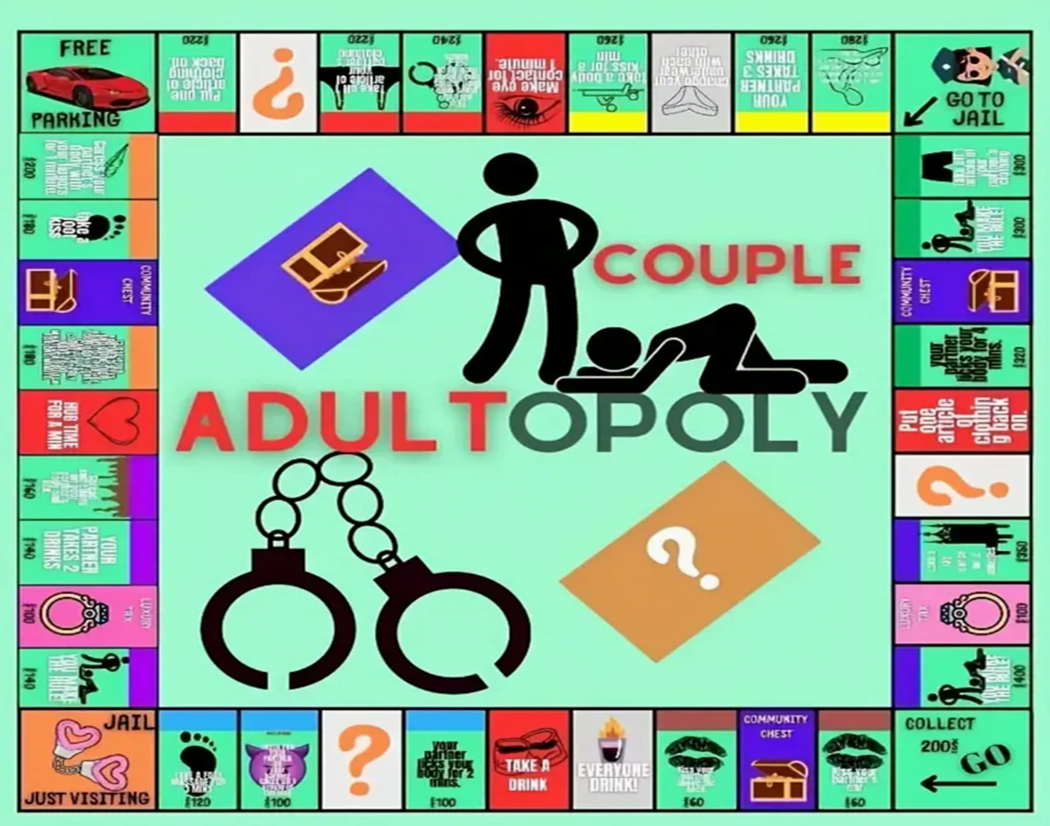 ADULTOPOLY COUPLE BOARD GAME SENSUOUSP