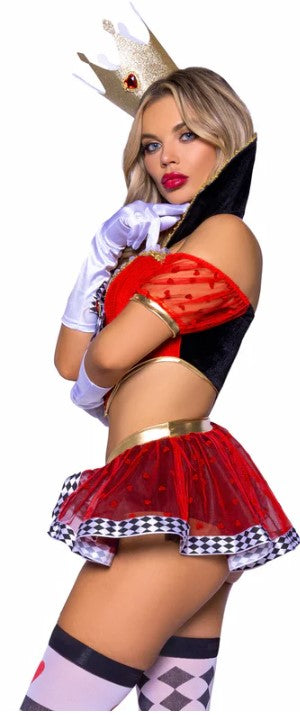 Wicked Wonderland Queen Costume LEG AVENUE