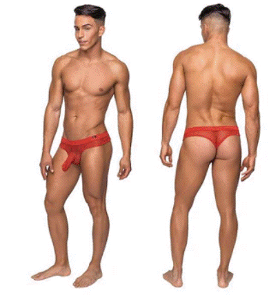 Male Power Hoser Hose Low Rise Thong- DAMAGED BOX - SP BOUTIQUE