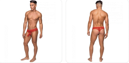 Male Power Hoser Hose Low Rise Thong- DAMAGED BOX - SP BOUTIQUE