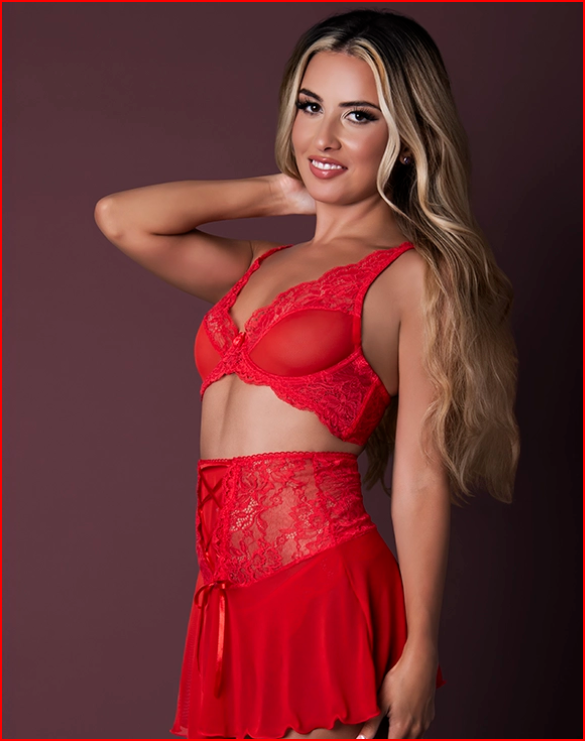 Sugar High Bralette, Cincher Skirt & Thong Set SP BOUTIQUE