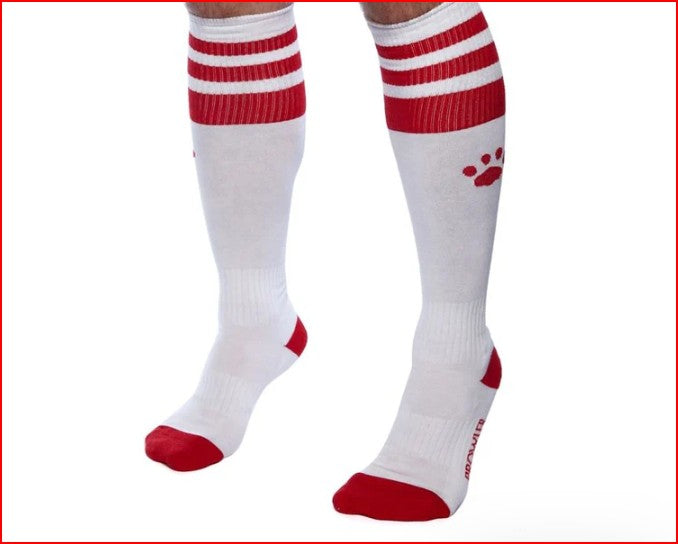 Prowler RED Football Socks White & Red