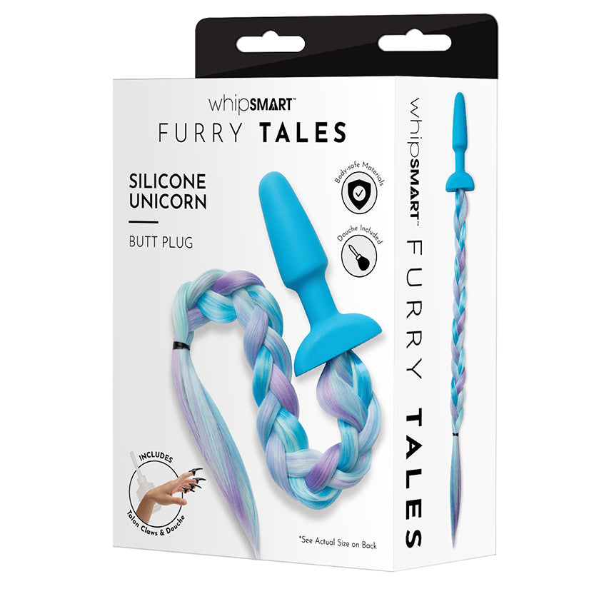 Whipsmart Furry Tales Silicone Plug With Unicorn Tail XGEN