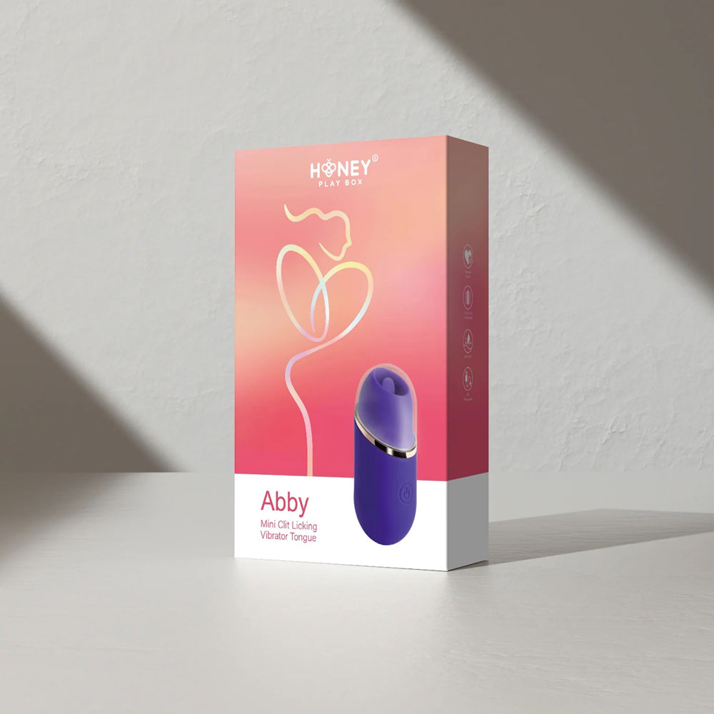 Abby - Mini Clit Licking Vibrator Tongue Sex Toy HONEY PLAY BOX