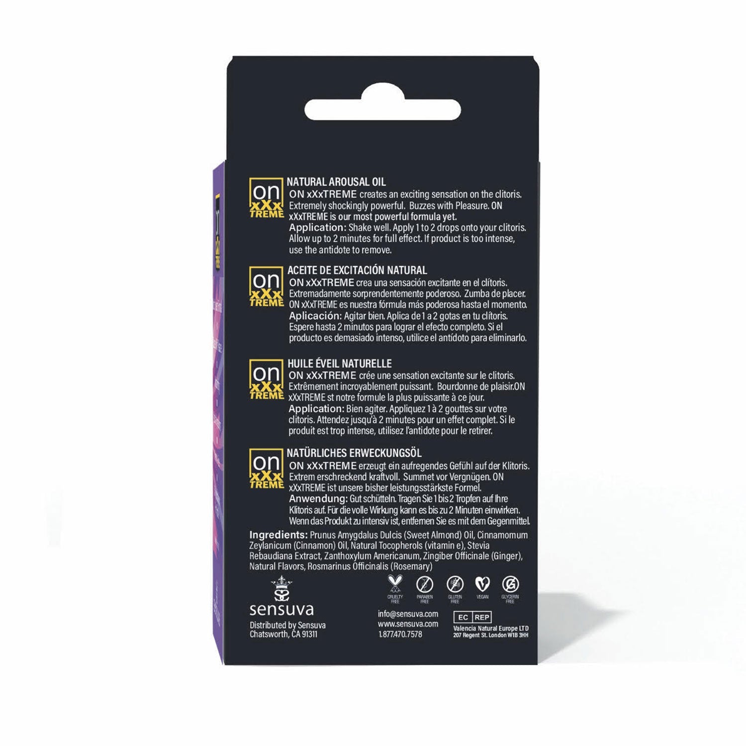 On Xxxtreme Arousal Oil SENSUVA