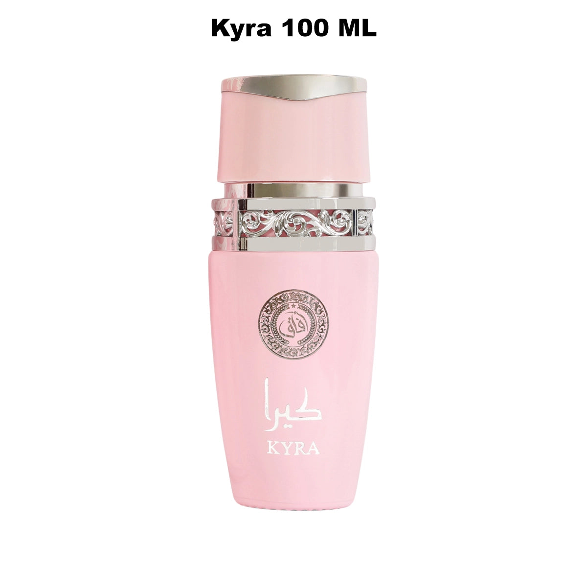 Beautifully styled display of Kyra Perfume For Women 100ml alongside fresh flowers, emphasizing its feminine allure.