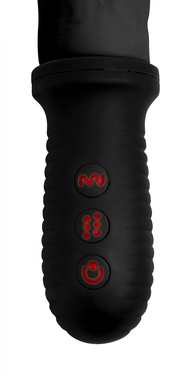 8X Auto Pounder Vibrating and Thrusting Dildo with Handle MASTER SERIES