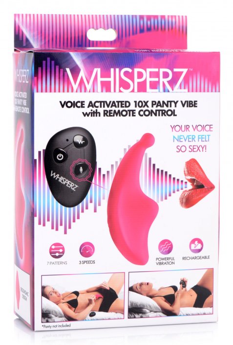 Voice Activated 10X Silicone Panty Vibe with Remote Control - Waterproof & Rechargeable - SP BOUTIQUE
