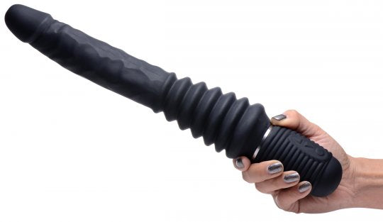 10x Gode vibrant et poussant en silicone